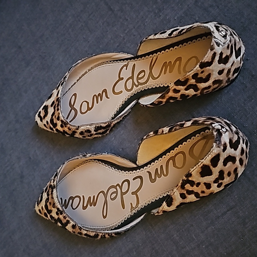 Sam Edelman Leopard Flats Size 7.5